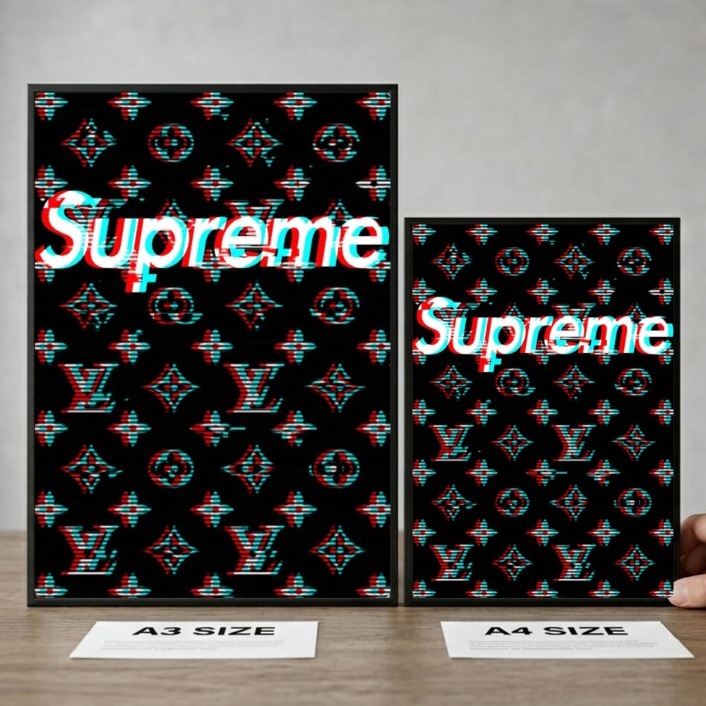 poster supreme - Vibes Districtposter supreme poster GoldVibes District