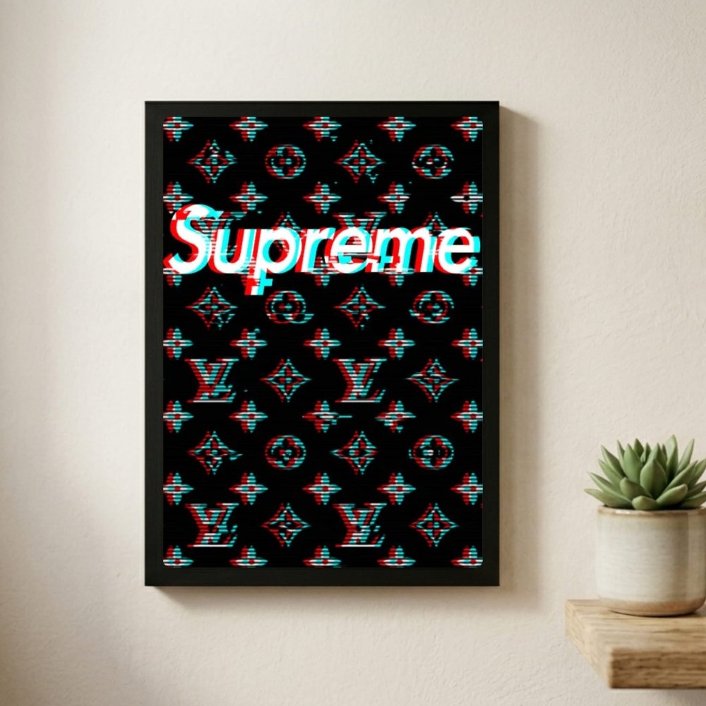 poster supreme - Vibes Districtposter supreme poster GoldVibes District