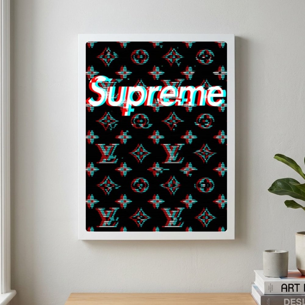 poster supreme - Vibes Districtposter supreme poster GoldVibes District