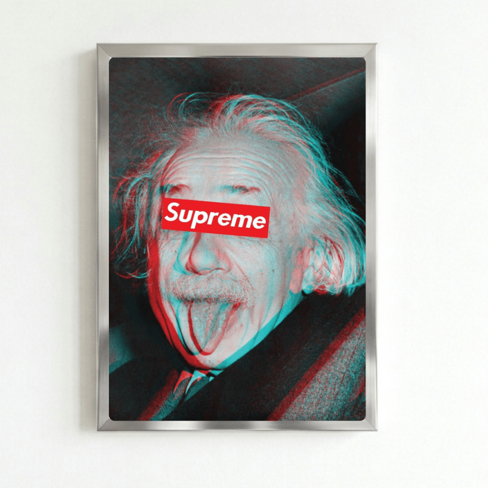 poster supreme - Vibes Districtposter supreme poster SilverVibes District