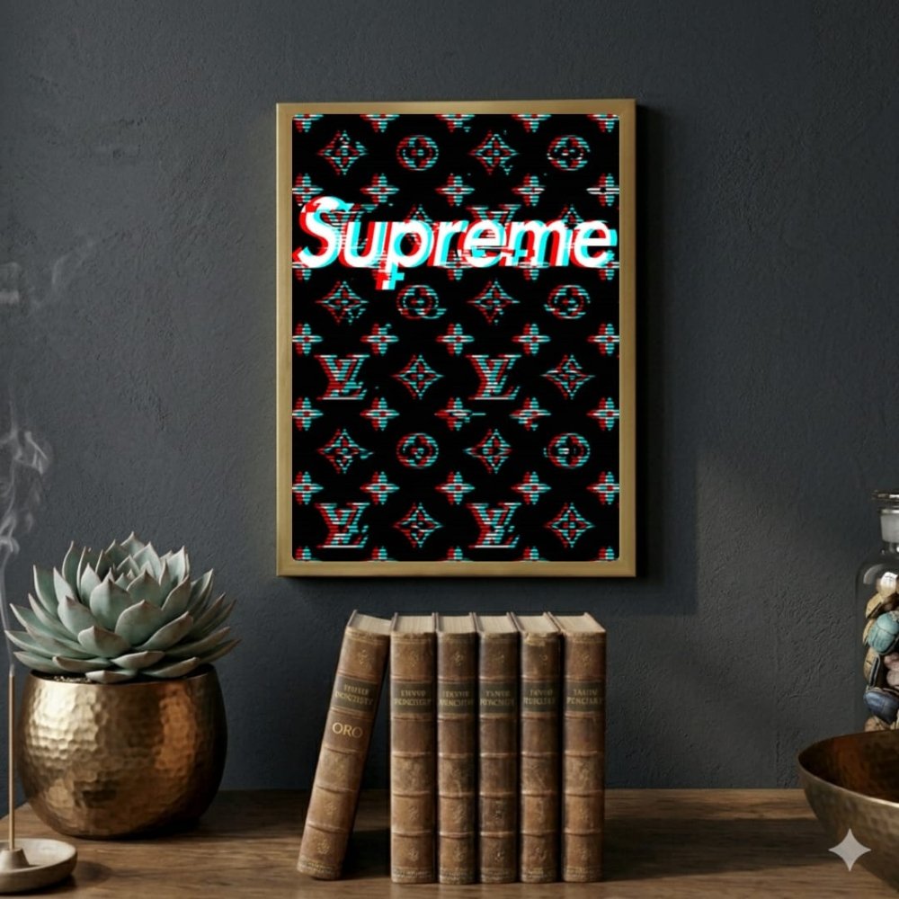 poster supreme - Vibes Districtposter supreme poster GoldVibes District