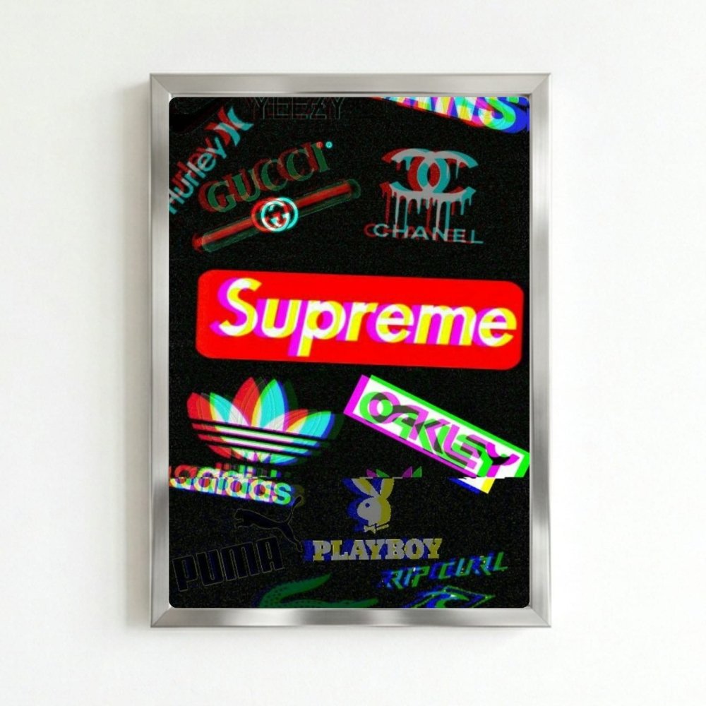 poster supreme - Vibes Districtposter supreme poster SilverVibes District