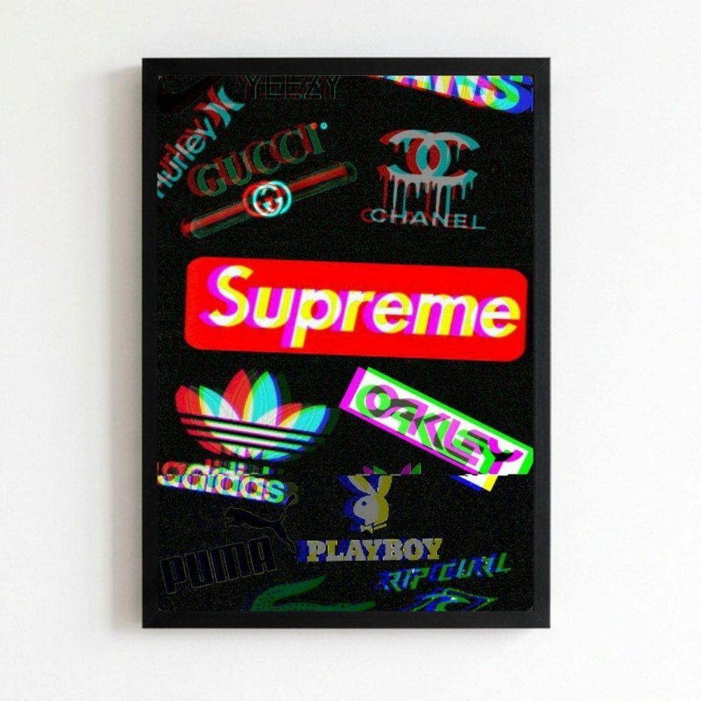 poster supreme - Vibes Districtposter supreme poster NeroVibes District