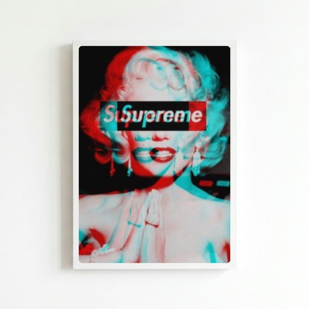 poster supreme marilyn monroe - Vibes Districtposter supreme marilyn monroe poster BiancoVibes District