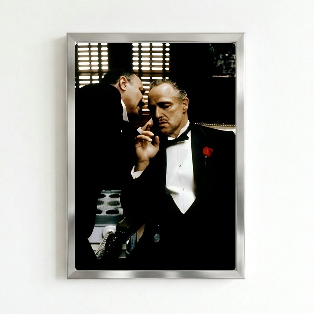 poster the god father - Vibes Districtposter the god father poster SilverVibes District