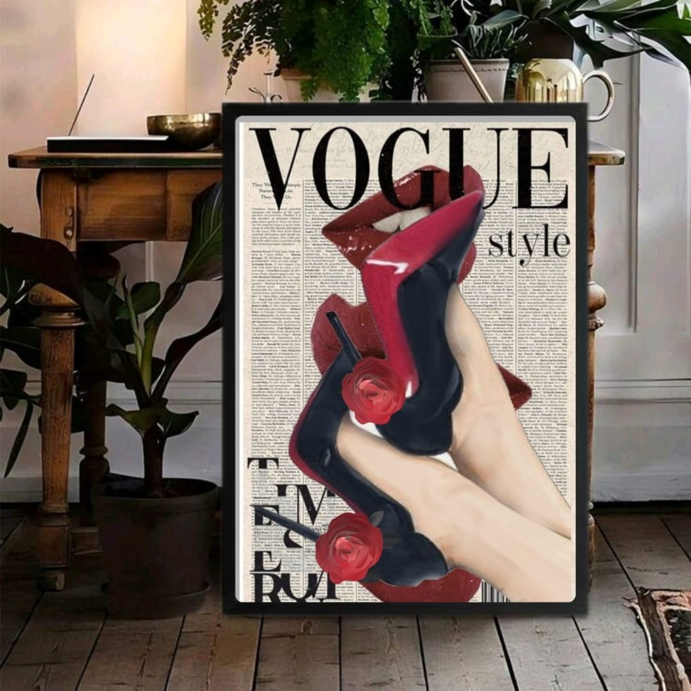 poster vogue - Vibes Districtposter vogue poster GoldVibes District
