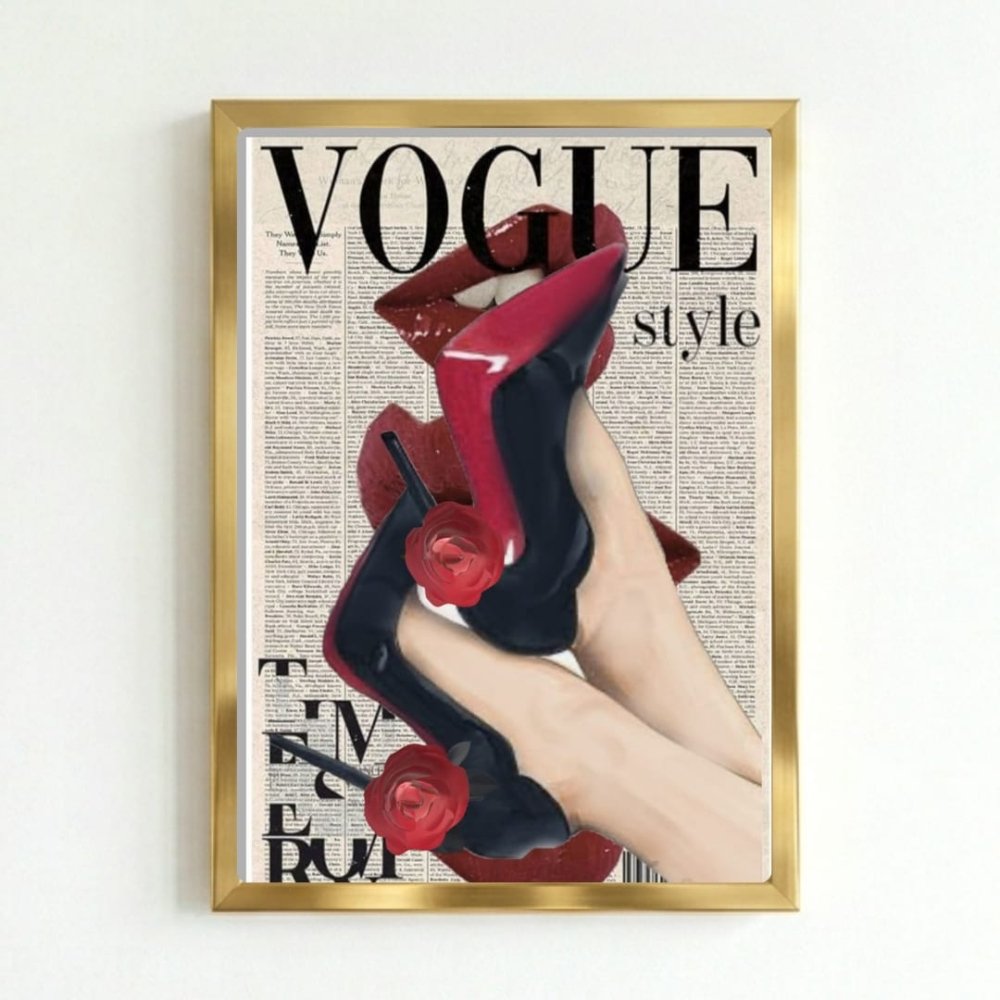 poster vogue - Vibes Districtposter vogue poster GoldVibes District