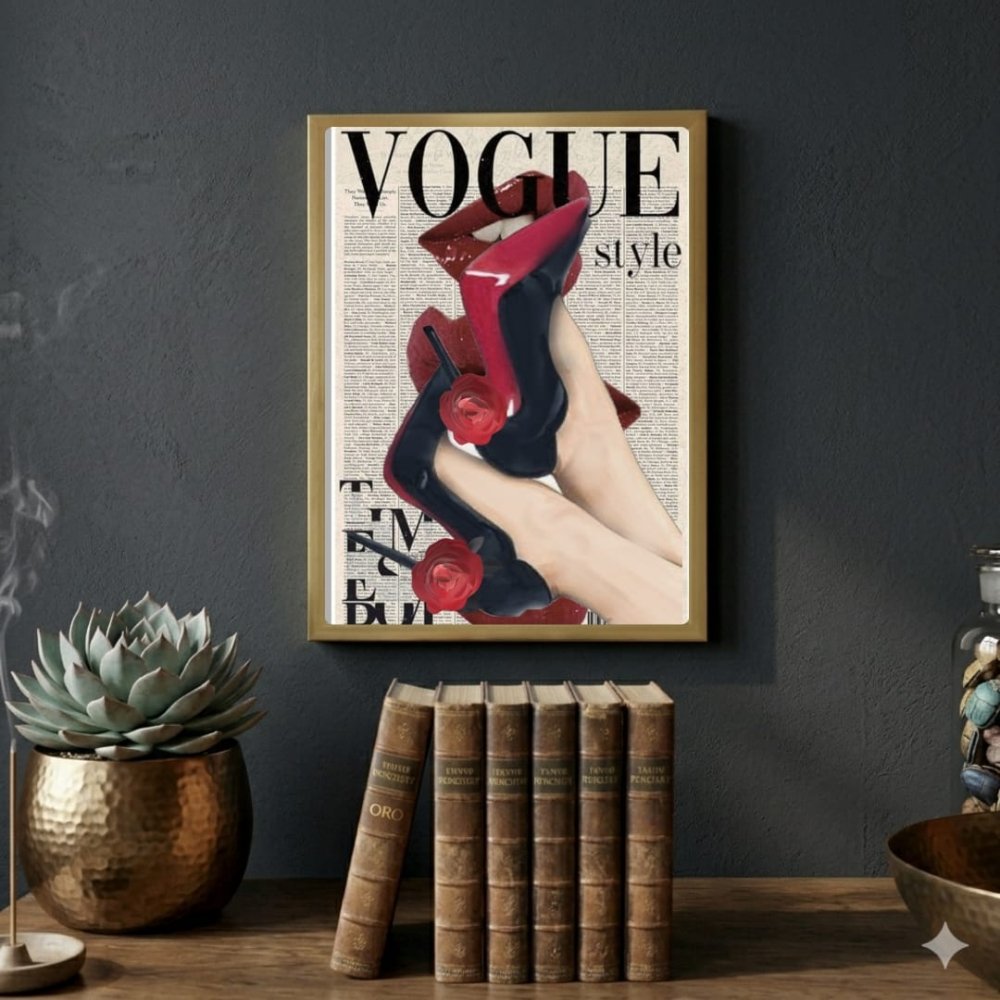 poster vogue - Vibes Districtposter vogue poster GoldVibes District