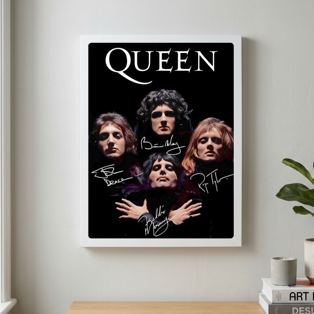Queen Poster with Frame - Vibes DistrictQueen Poster with Frame poster GoldVibes District