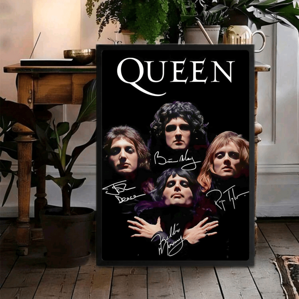 Queen Poster with Frame - Vibes DistrictQueen Poster with Frame poster GoldVibes District
