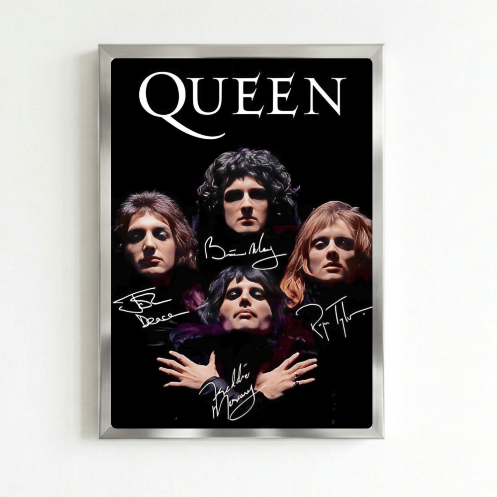 Queen Poster with Frame - Vibes DistrictQueen Poster with Frame poster SilverVibes District