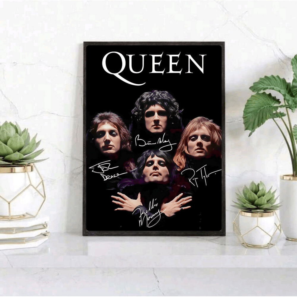 Queen Poster with Frame - Vibes DistrictQueen Poster with Frame poster GoldVibes District