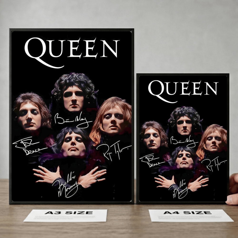 Queen Poster with Frame - Vibes DistrictQueen Poster with Frame poster GoldVibes District