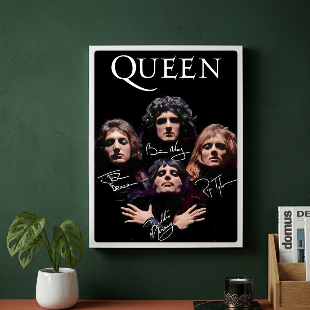 Queen Poster with Frame - Vibes DistrictQueen Poster with Frame poster GoldVibes District