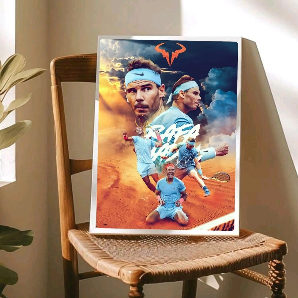 rafael nadal tennis - Vibes Districtrafael nadal tennis poster GoldVibes District