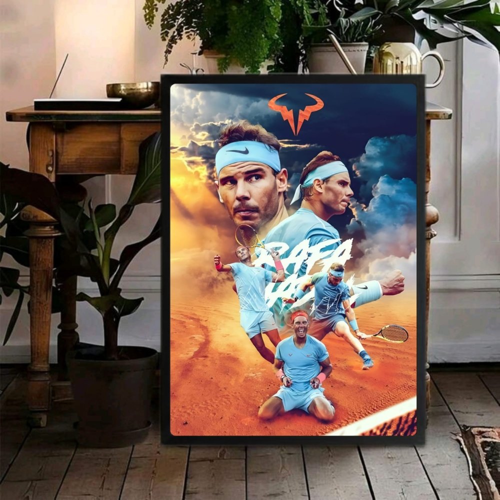 rafael nadal tennis - Vibes Districtrafael nadal tennis poster GoldVibes District