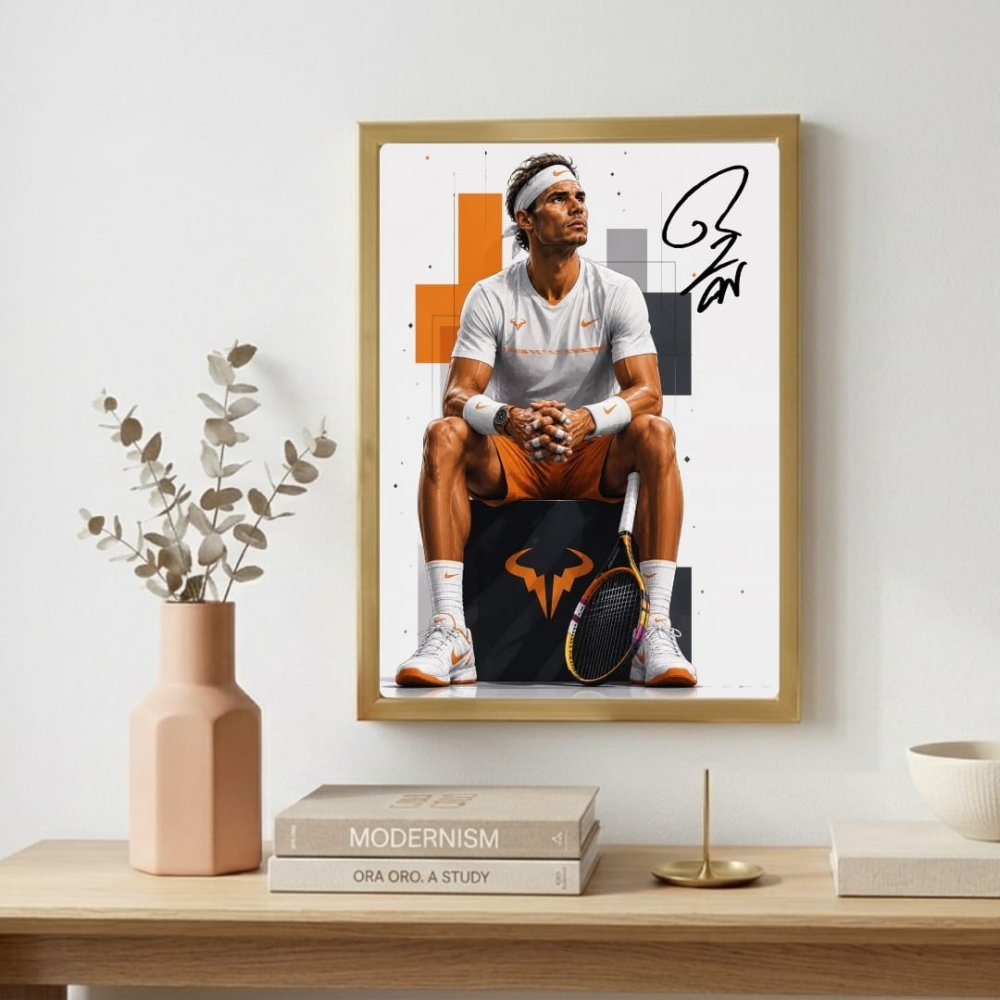 rafael nadal tennis - Vibes Districtrafael nadal tennis poster GoldVibes District
