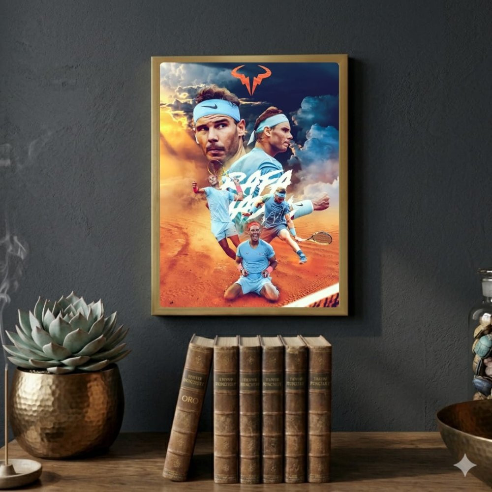 rafael nadal tennis - Vibes Districtrafael nadal tennis poster GoldVibes District
