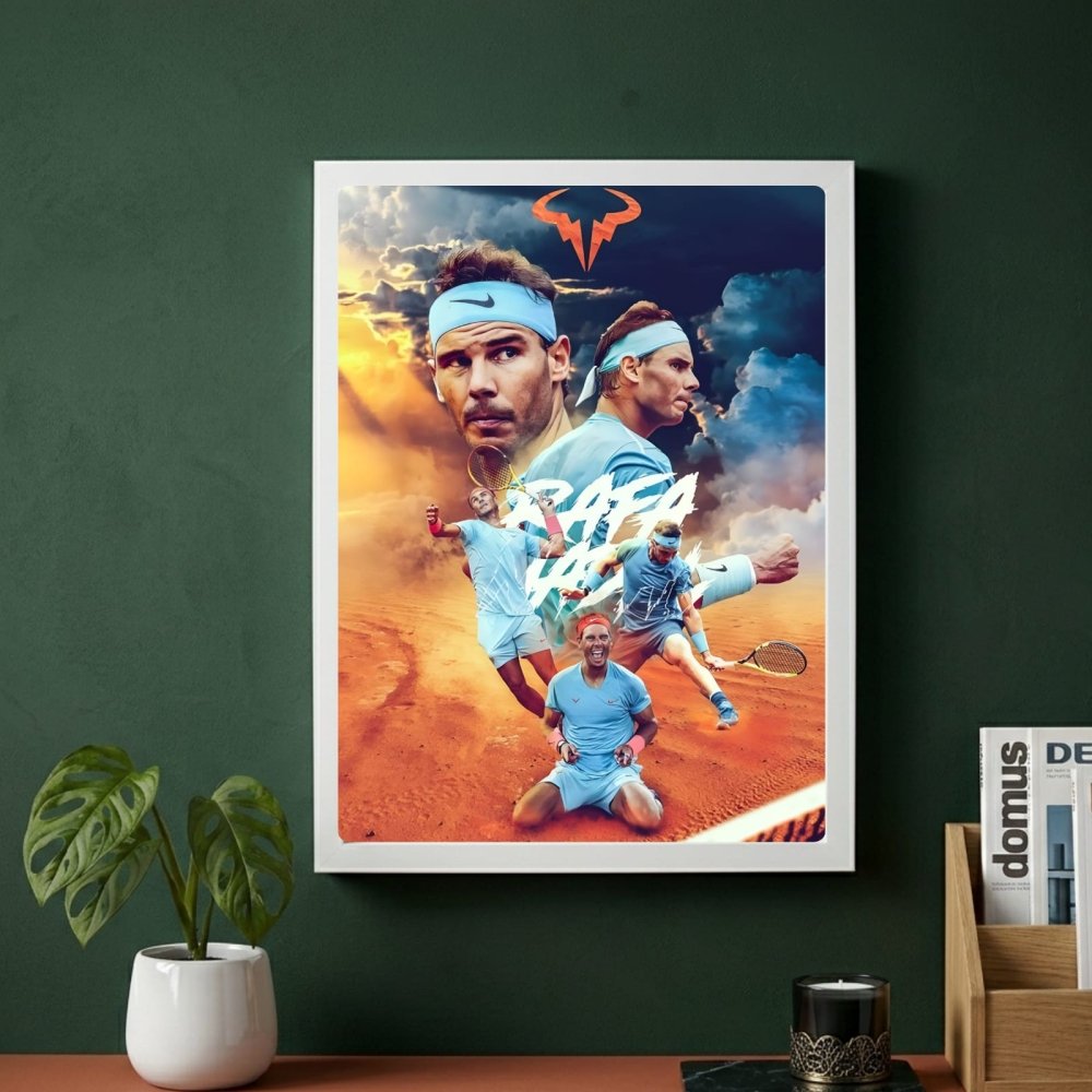rafael nadal tennis - Vibes Districtrafael nadal tennis poster GoldVibes District
