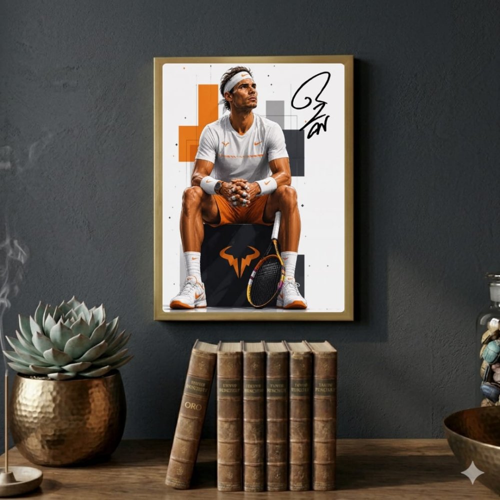 rafael nadal tennis - Vibes Districtrafael nadal tennis poster GoldVibes District