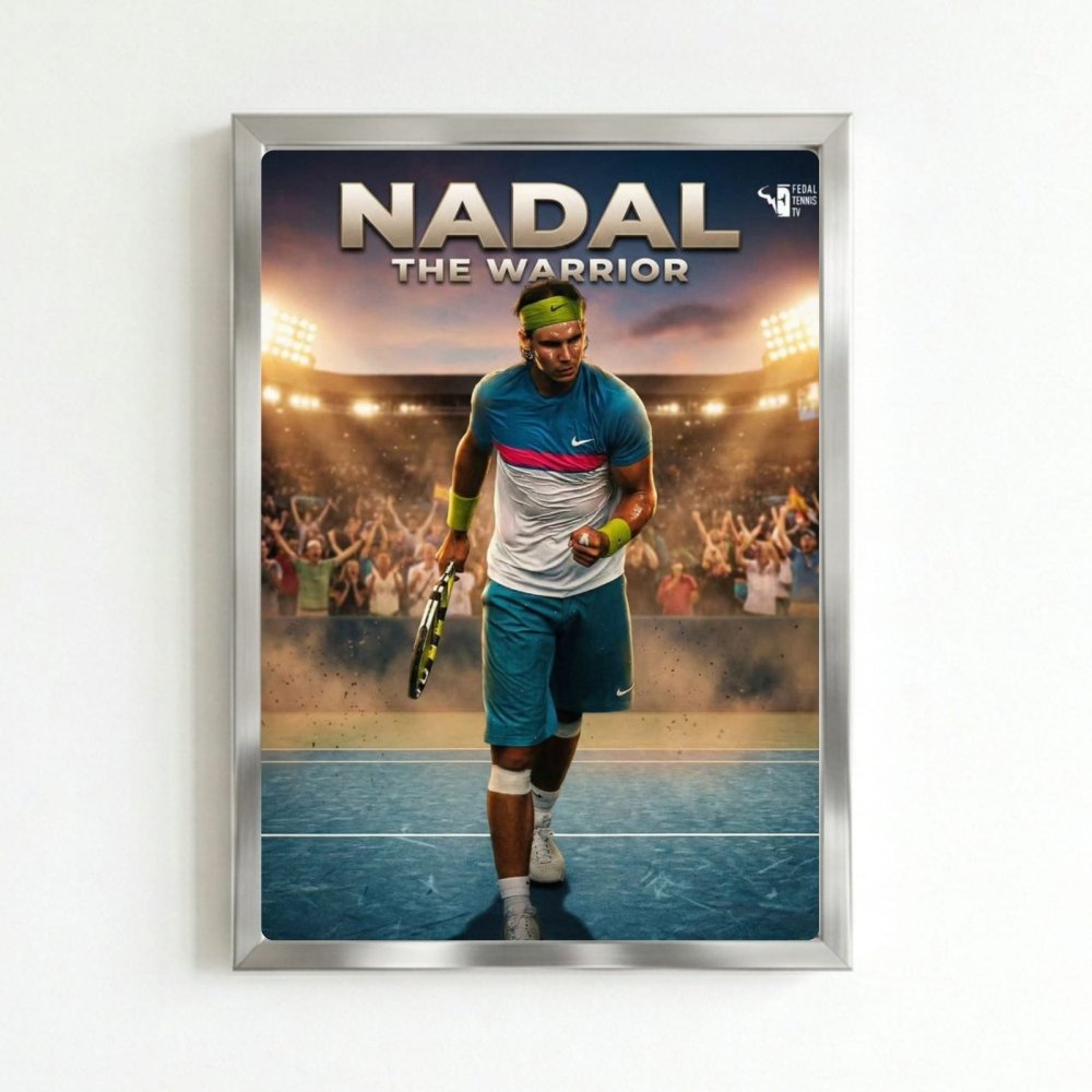rafael nadal tennis - Vibes Districtrafael nadal tennis poster SilverVibes District