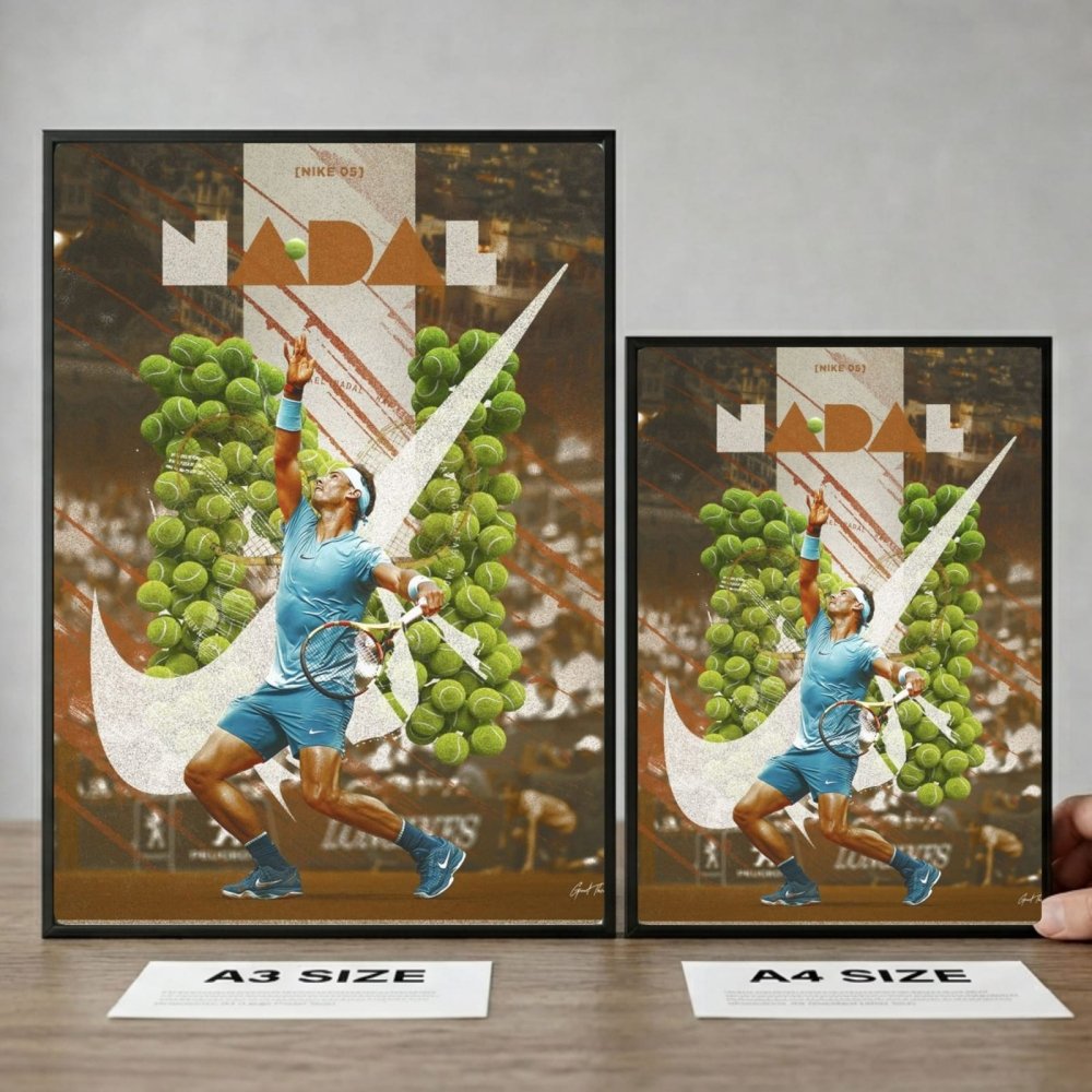 rafael nadal tennis - Vibes Districtrafael nadal tennis poster BiancoVibes District