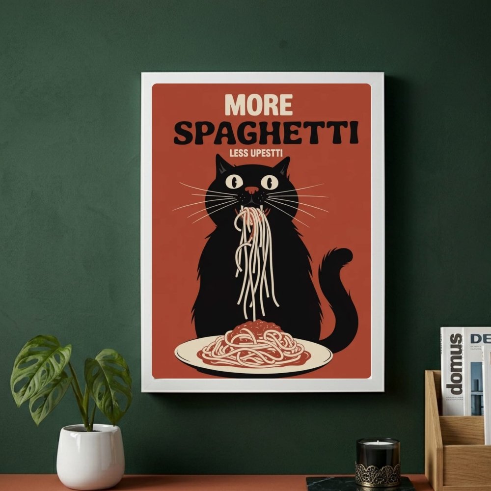 restaurant deco cat - Vibes Districtrestaurant deco cat poster NeroVibes District