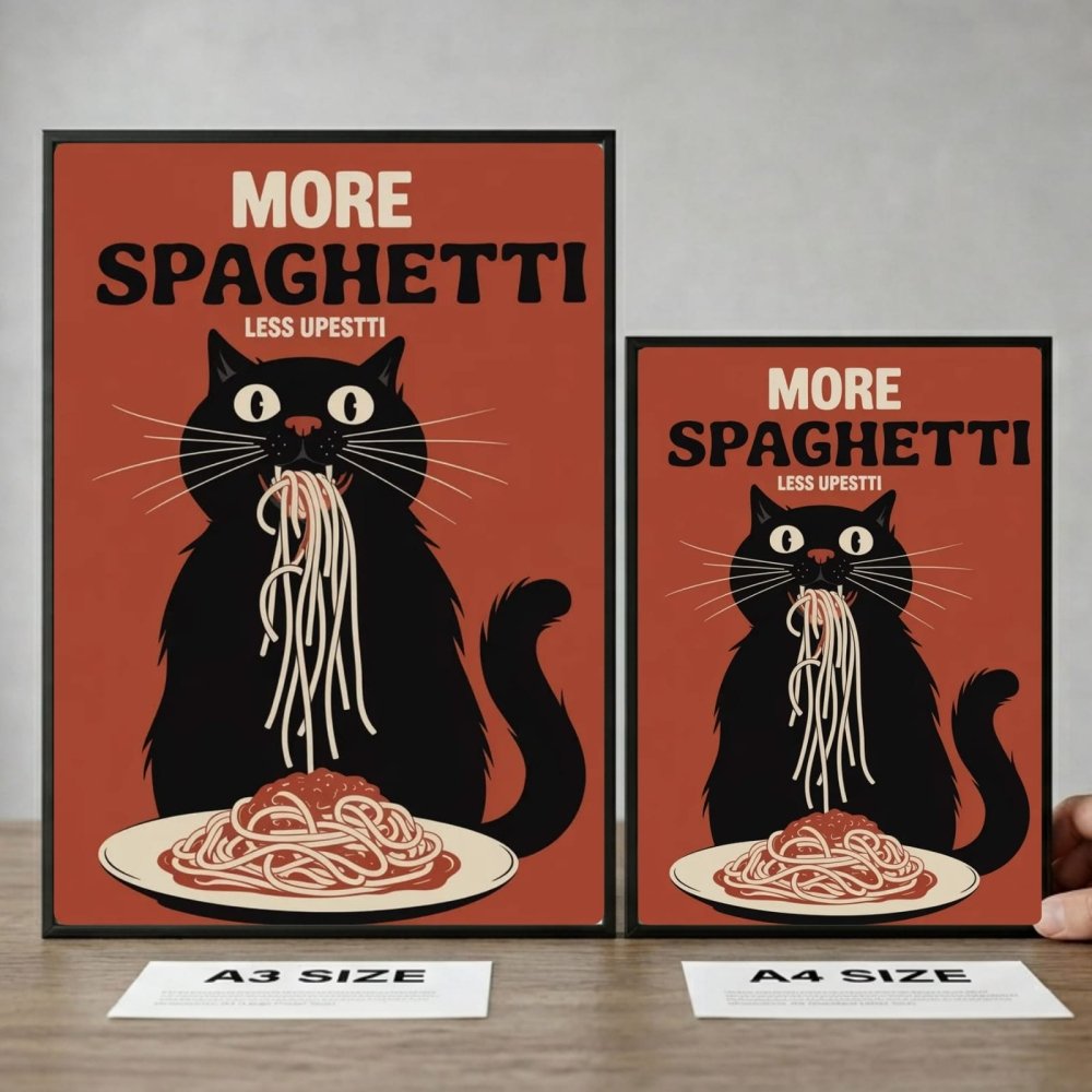 restaurant deco cat - Vibes Districtrestaurant deco cat poster NeroVibes District