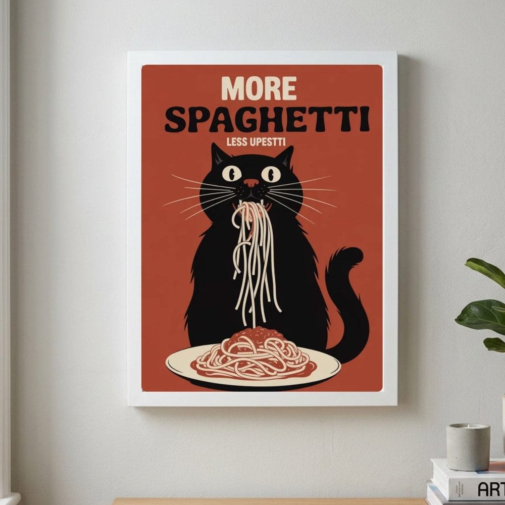 restaurant deco cat - Vibes Districtrestaurant deco cat poster NeroVibes District