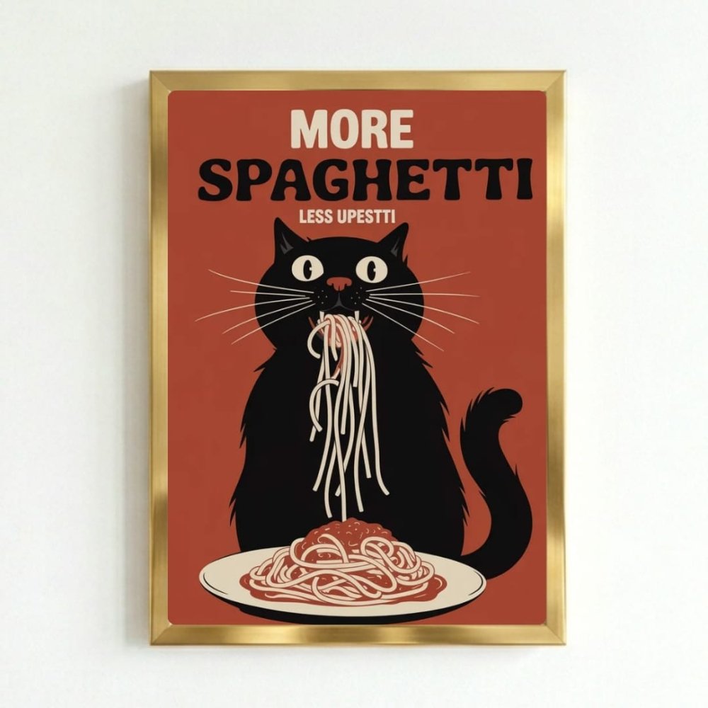 restaurant deco cat - Vibes Districtrestaurant deco cat poster NeroVibes District