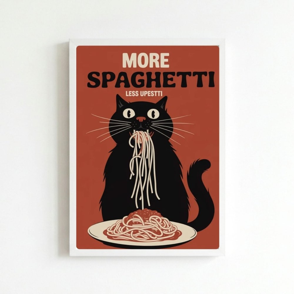 restaurant deco cat - Vibes Districtrestaurant deco cat poster NeroVibes District