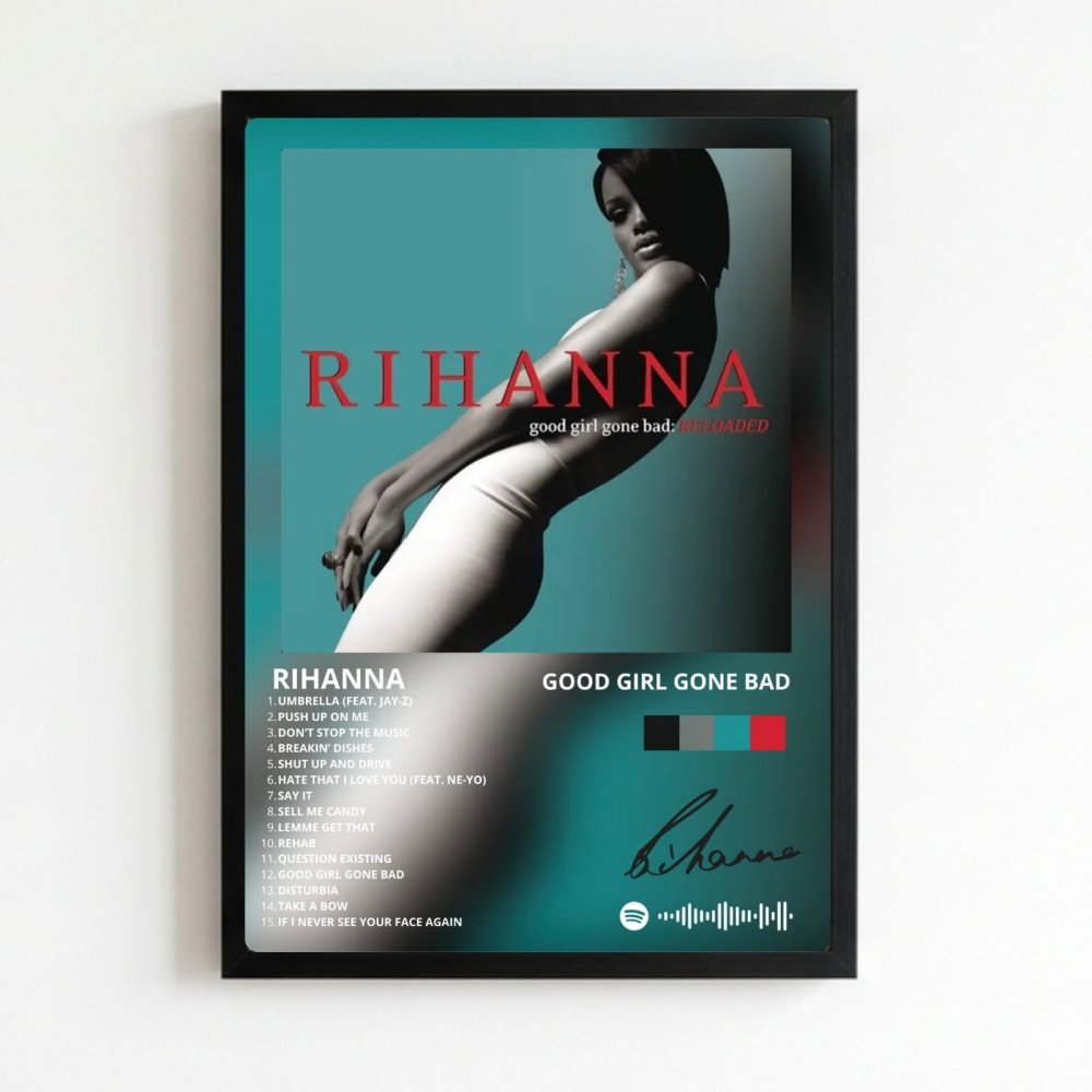 Rihanna - Good Girl Gone Bad Poster with Frame - Vibes DistrictRihanna - Good Girl Gone Bad Poster with Frame poster NeroVibes District