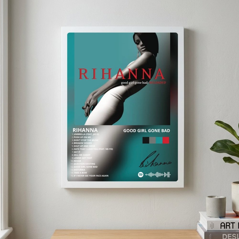 Rihanna - Good Girl Gone Bad Poster with Frame - Vibes DistrictRihanna - Good Girl Gone Bad Poster with Frame poster SilverVibes District