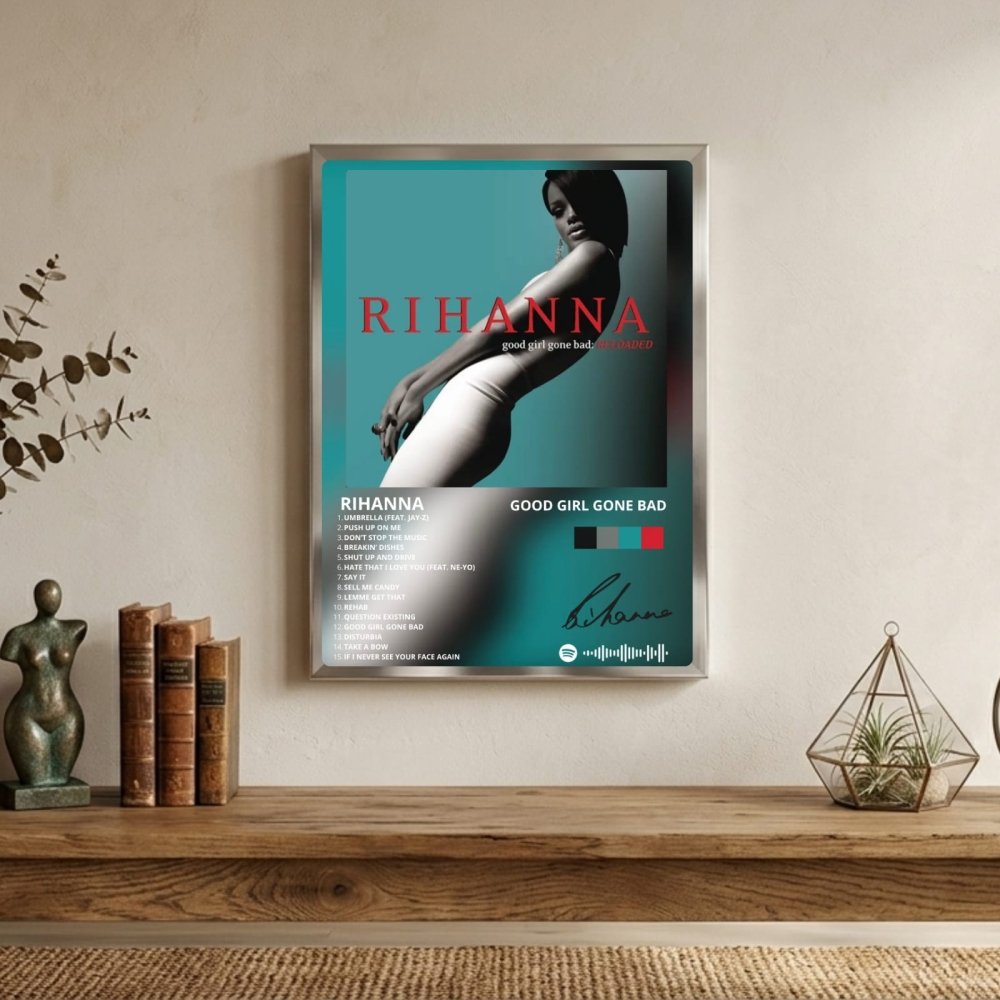 Rihanna - Good Girl Gone Bad Poster with Frame - Vibes DistrictRihanna - Good Girl Gone Bad Poster with Frame poster SilverVibes District