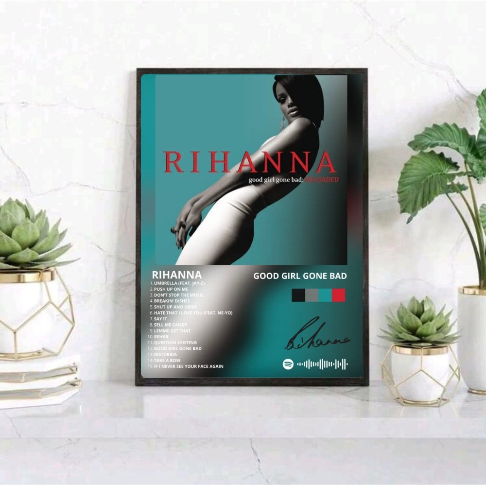 Rihanna - Good Girl Gone Bad Poster with Frame - Vibes DistrictRihanna - Good Girl Gone Bad Poster with Frame poster SilverVibes District