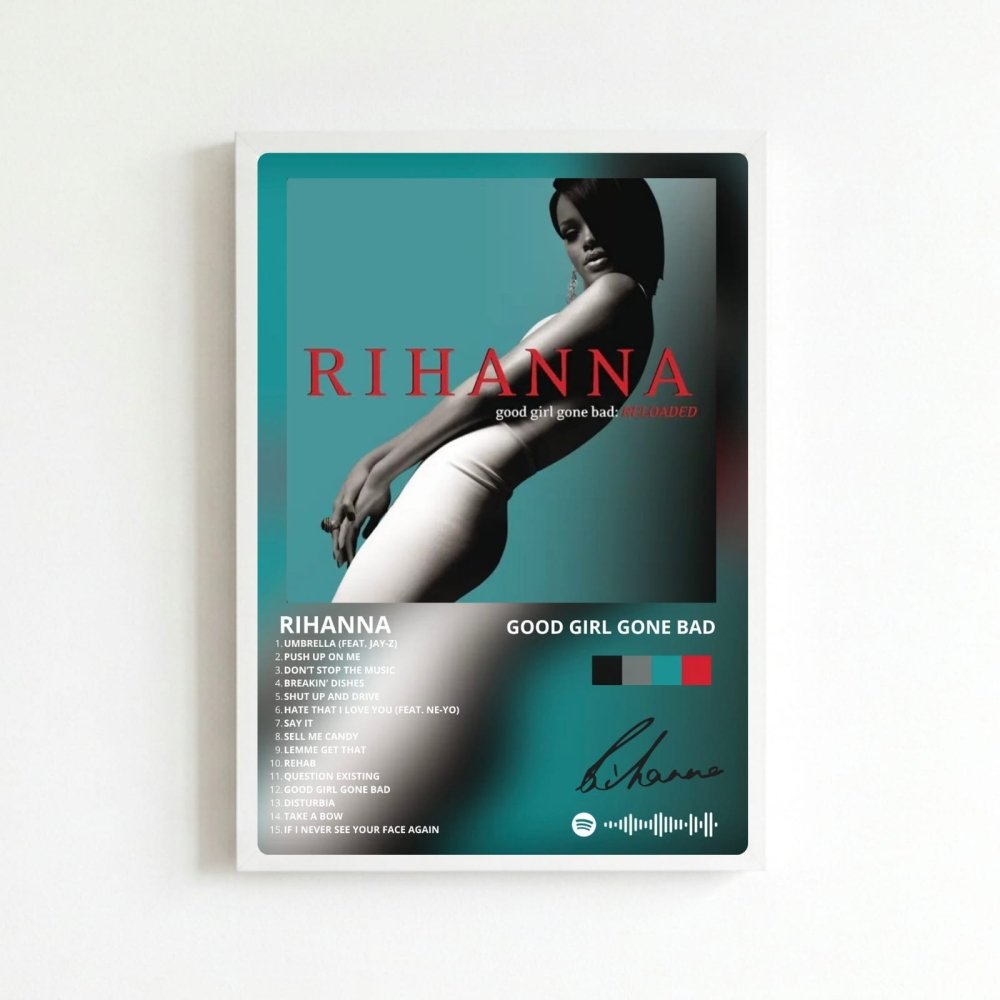 Rihanna - Good Girl Gone Bad Poster with Frame - Vibes DistrictRihanna - Good Girl Gone Bad Poster with Frame poster BiancoVibes District