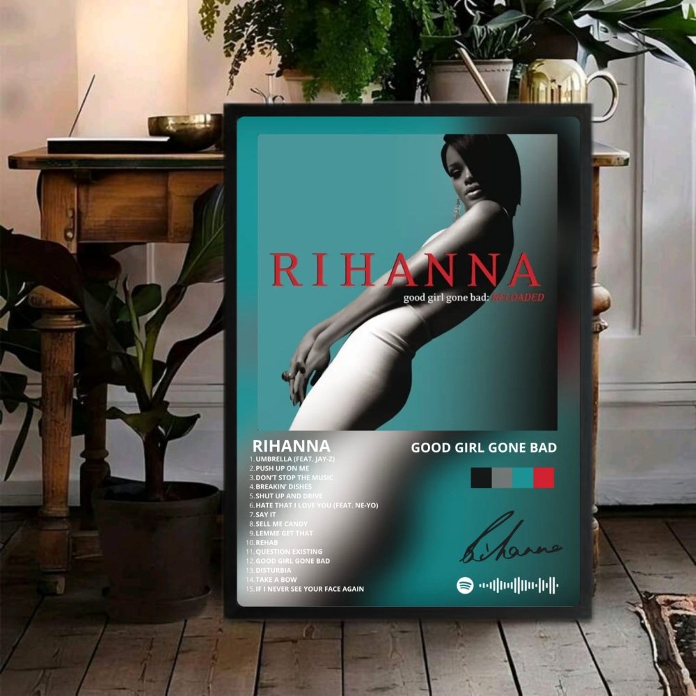 Rihanna - Good Girl Gone Bad Poster with Frame - Vibes DistrictRihanna - Good Girl Gone Bad Poster with Frame poster SilverVibes District