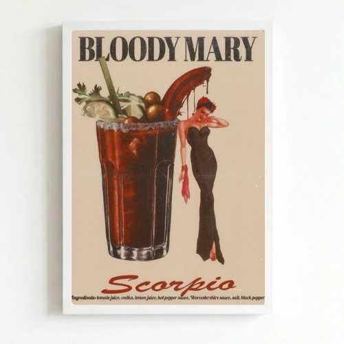 bar and restaurant decoration, espresso martini capricorn