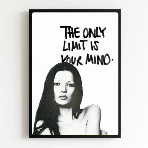 Chic room girl poster