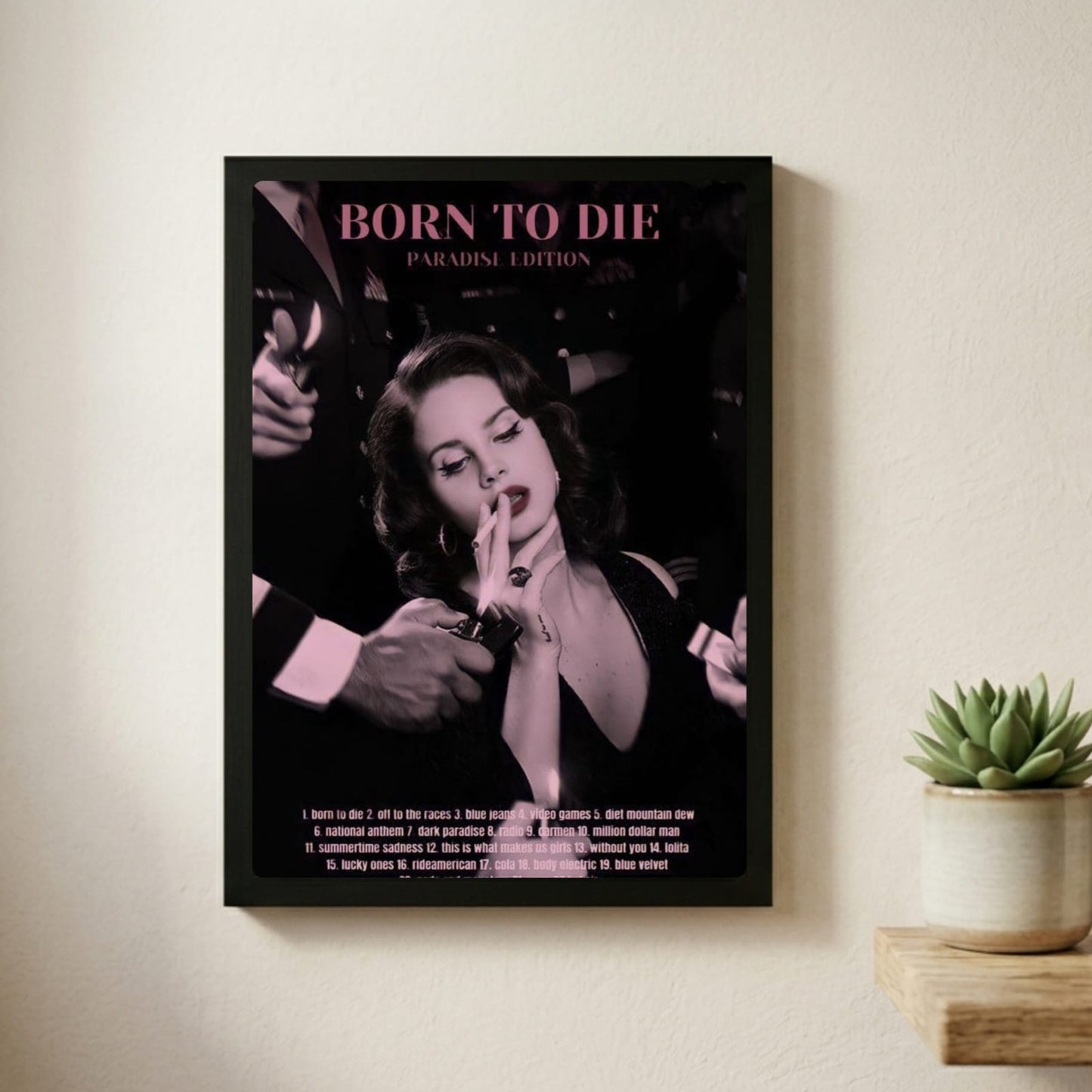 Lana Del Rey – Born To Die Poster with Frame