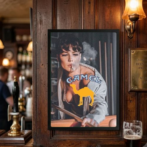 bar and restaurant decoration, Camel sigarette
