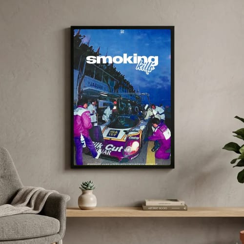 Motor sport smoking kills aesthetics