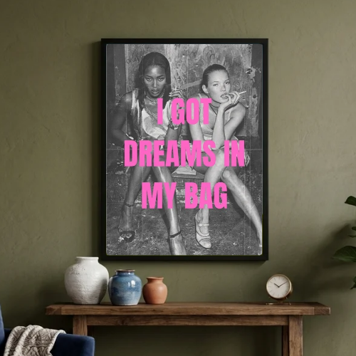 Kate Moss, Noemi Campbell Girls Aesthetic Room