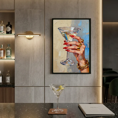 bar and restaurant decoration martini chic