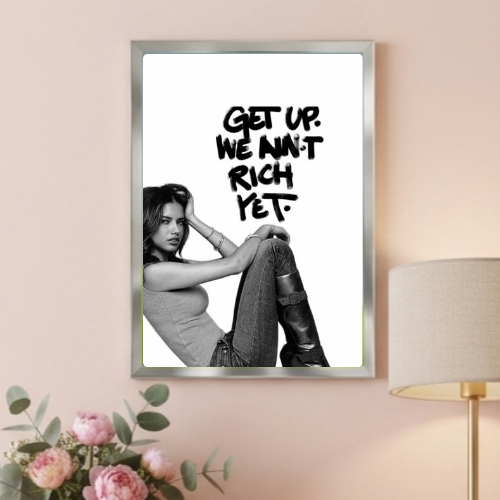 Chic room girl poster