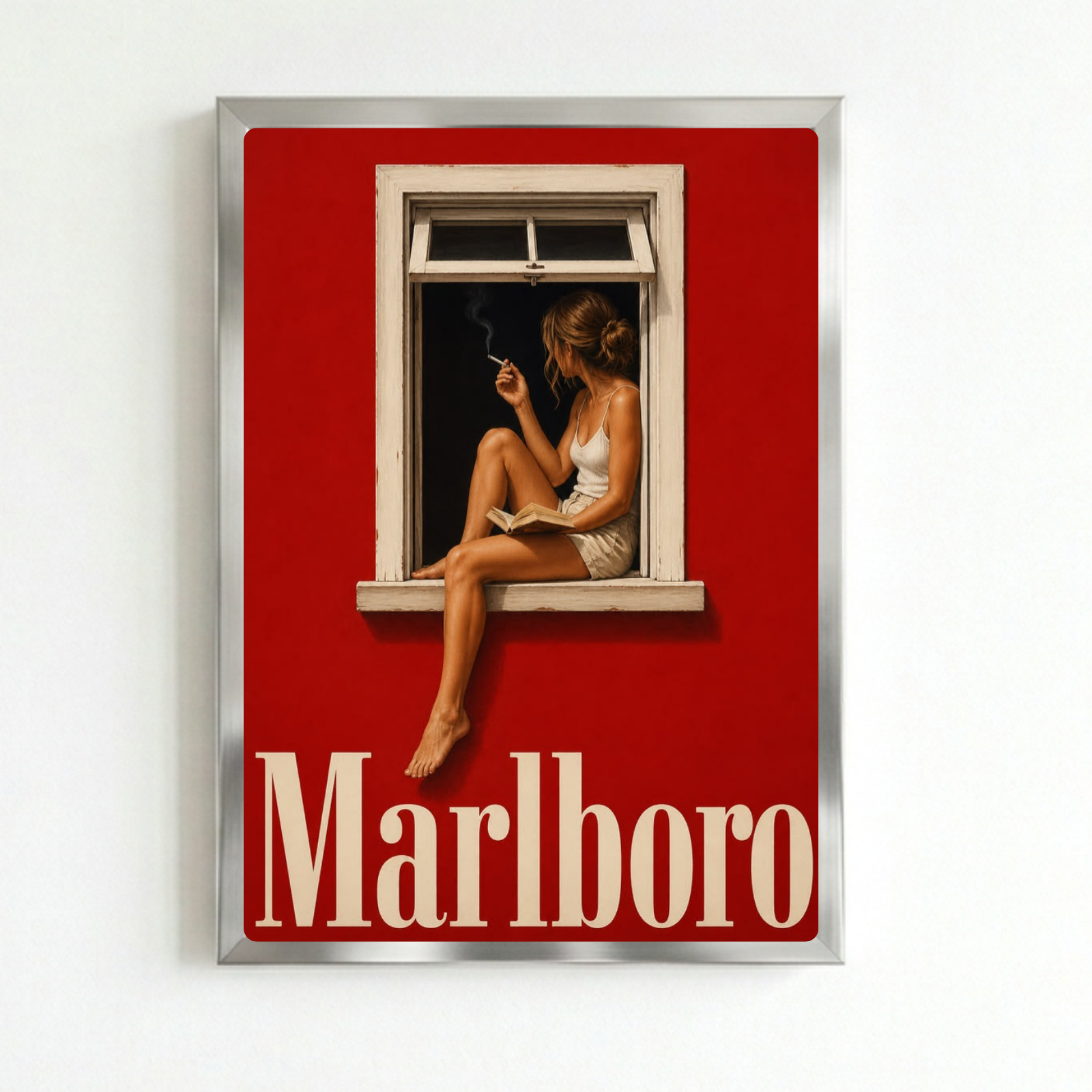bar and restaurant decoration, marlboro cigarette
