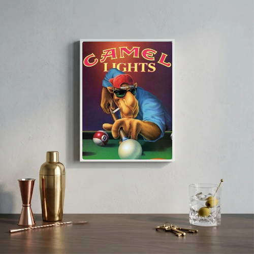 bar and restaurant decoration, Camel sigarette