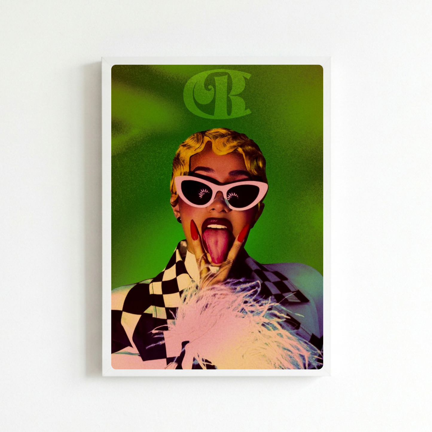 Cardi B Poster with Frame