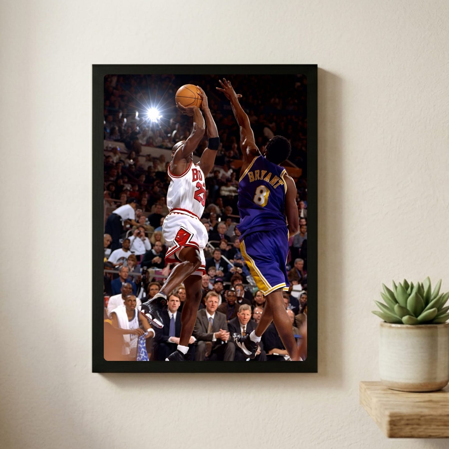 Michael Jordan and Kobe Briant - Basket