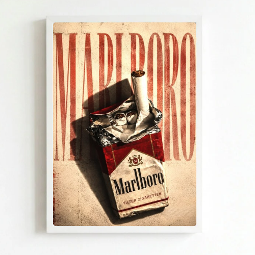 bar and restaurant decoration, Marlboro sigarette